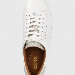 Γυναικεία Sneakers Δερμάτινα παπούτσια MICHAEL Michael Kors Irving Lace Up άσπρο -Michael Kors Εκπτώσεις unnamed file 4043