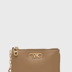 Γυναικεία Πορτοφόλια Δερμάτινο πορτοφόλι MICHAEL Michael Kors χρώμα: καφέ