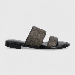 Γυναικεία Σαγιονάρες Παντόφλες MICHAEL Michael Kors Kennedy Jelly Slide χρώμα: καφέ