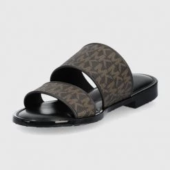 Γυναικεία Σαγιονάρες Παντόφλες MICHAEL Michael Kors Kennedy Jelly Slide χρώμα: καφέ -Michael Kors Εκπτώσεις unnamed file 4358