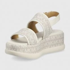 Γυναικεία Σανδάλια MICHAEL Michael Kors Presley Platform Sandal χρώμα: μπεζ -Michael Kors Εκπτώσεις unnamed file 4381