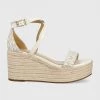 MICHAEL Michael Kors Γυναικεία Πέδιλα με τακούνι Σανδάλια Michael Kors Serena Wedge Espadrille χρώμα: μπεζ -Michael Kors Εκπτώσεις unnamed file 4475