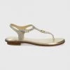 Γυναικεία Σανδάλια MICHAEL Michael Kors Mallory Thong χρώμα: χρυσαφί -Michael Kors Εκπτώσεις unnamed file 4512