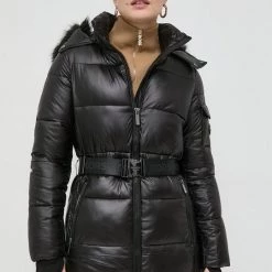 Γυναικεία Μακριά μπουφάν Μπουφάν MICHAEL Michael Kors μαύρο,