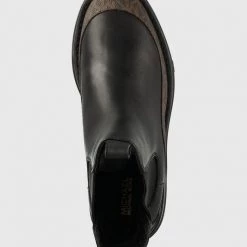 Γυναικεία Μποτάκια Δερμάτινες μπότες τσέλσι MICHAEL Michael Kors Dupree χρώμα: μαύρο -Michael Kors Εκπτώσεις unnamed file 514