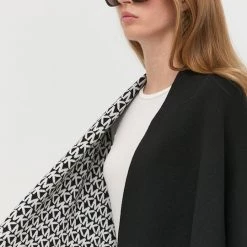 Γυναικεία Πόντσο με μείγμα μαλλιού MICHAEL Michael Kors μαύρο -Michael Kors Εκπτώσεις unnamed file 583