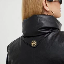 Γυναικεία Γιλέκα Αμάνικο από πούπουλα MICHAEL Michael Kors χρώμα: μαύρο -Michael Kors Εκπτώσεις unnamed file 671