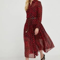 Γυναικεία Φορέματα Φόρεμα από συνδιασμό μεταξιού MICHAEL Michael Kors κόκκινο, 9 Γυναικεία Φορέματα Φόρεμα από συνδιασμό μεταξιού MICHAEL Michael Kors κόκκινο, -Michael Kors Εκπτώσεις unnamed file 703