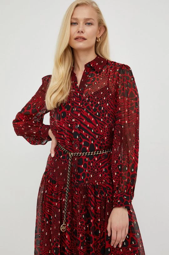 Γυναικεία Φορέματα Φόρεμα από συνδιασμό μεταξιού MICHAEL Michael Kors κόκκινο, 6 Γυναικεία Φορέματα Φόρεμα από συνδιασμό μεταξιού MICHAEL Michael Kors κόκκινο, - Image 4