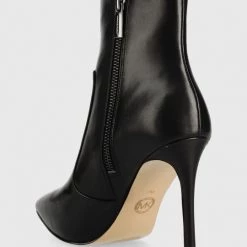 Γυναικεία Μποτάκια Δερμάτινες μπότες MICHAEL Michael Kors Rue χρώμα: μαύρο -Michael Kors Εκπτώσεις unnamed file 731