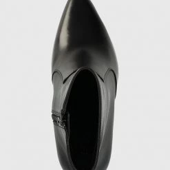 Γυναικεία Μποτάκια Δερμάτινες μπότες MICHAEL Michael Kors Rue χρώμα: μαύρο -Michael Kors Εκπτώσεις unnamed file 732