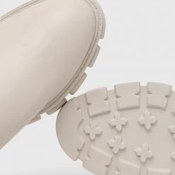 Γυναικεία Μποτάκια Δερμάτινες μπότες MICHAEL Michael Kors Ridley χρώμα: μπεζ -Michael Kors Εκπτώσεις unnamed file 78