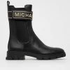 Γυναικεία Μποτάκια Δερμάτινες μπότες τσέλσι MICHAEL Michael Kors Ridley χρώμα: μαύρο -Michael Kors Εκπτώσεις unnamed file 79