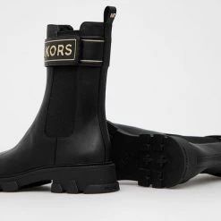 Γυναικεία Μποτάκια Δερμάτινες μπότες τσέλσι MICHAEL Michael Kors Ridley χρώμα: μαύρο -Michael Kors Εκπτώσεις unnamed file 81