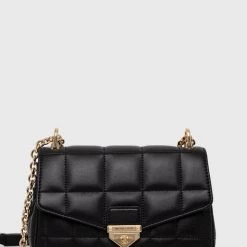 Γυναικεία Τσάντες χιαστί Δερμάτινη τσάντα MICHAEL Michael Kors μαύρο