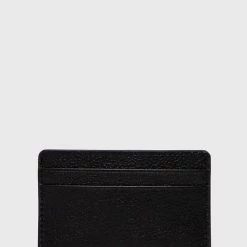 Γυναικεία Πορτοφόλια Δερμάτινη θήκη για κάρτες MICHAEL Michael Kors χρώμα: μαύρο